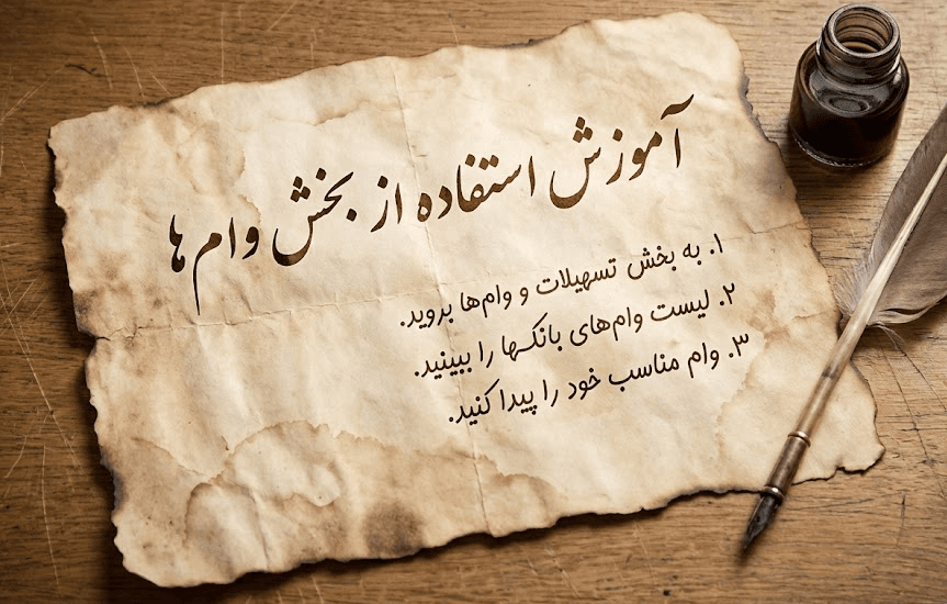 استفاده از بخش وام‌ها